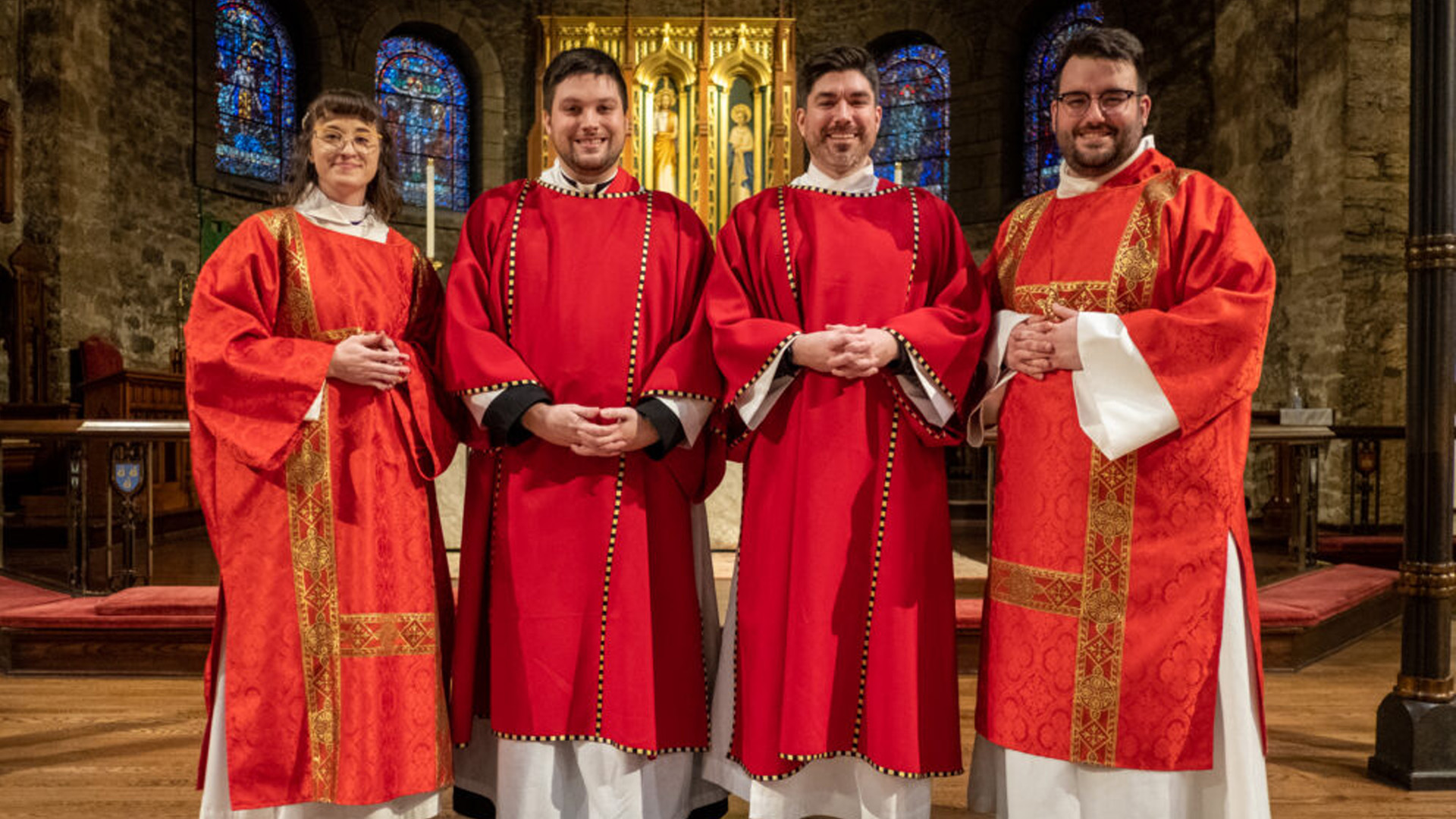 Ordination of Brittany Sparrow-Savage, David Wilcox, Ryan Williams, and Ryan Zavacky into the Sacred Order of Priests.