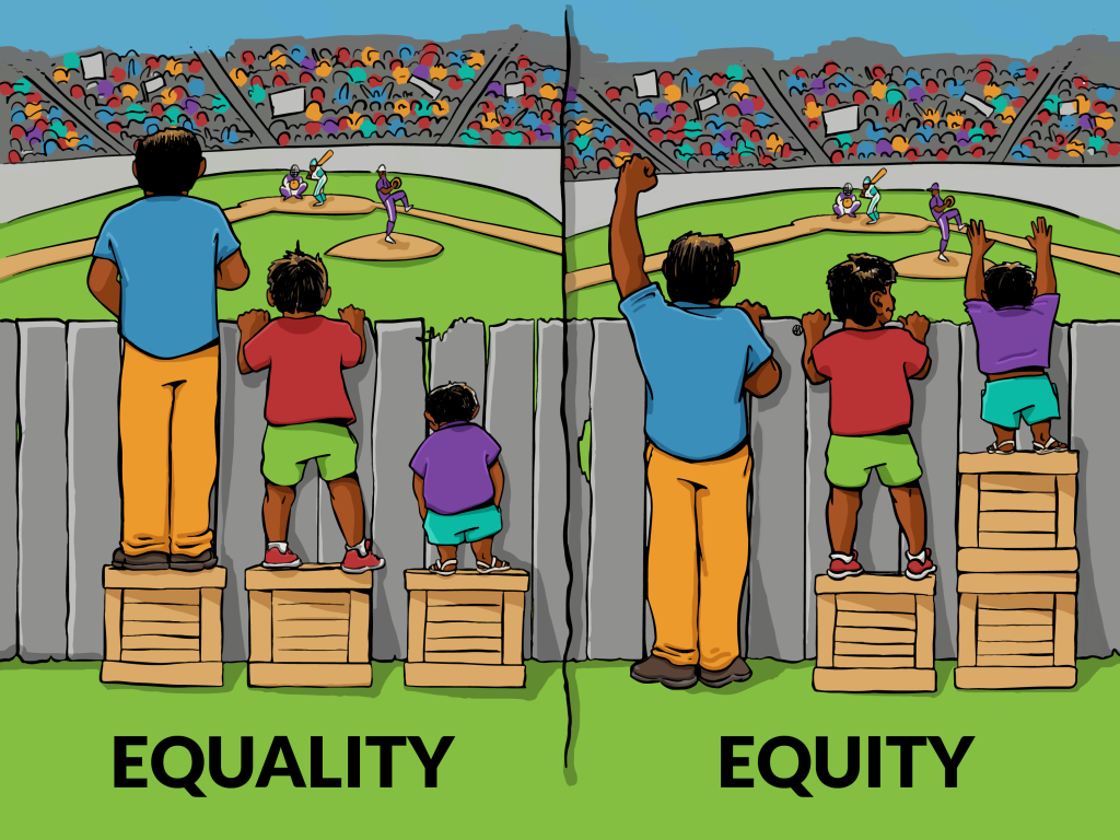 equality and equity x