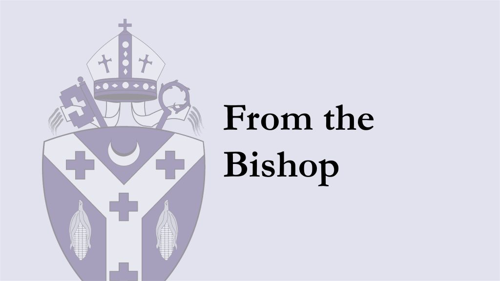 From the Bishop