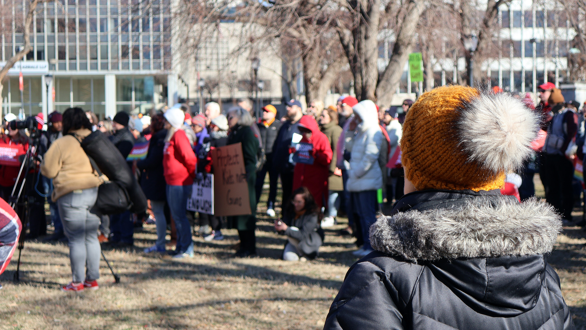 Moms Demand Action Hold a Rally at Washington Square Park