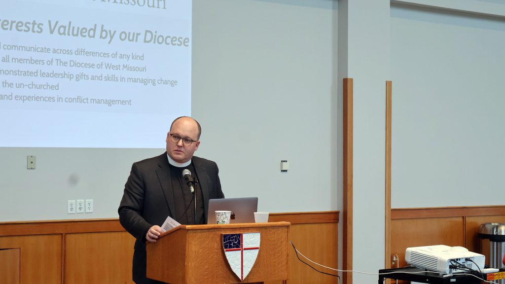 Fr. Steven King presenting
