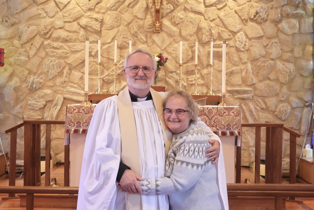 Father Jeffrey Hurst and wife