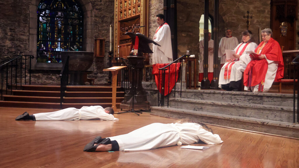 Katherine and Silas Ordination Prostrate