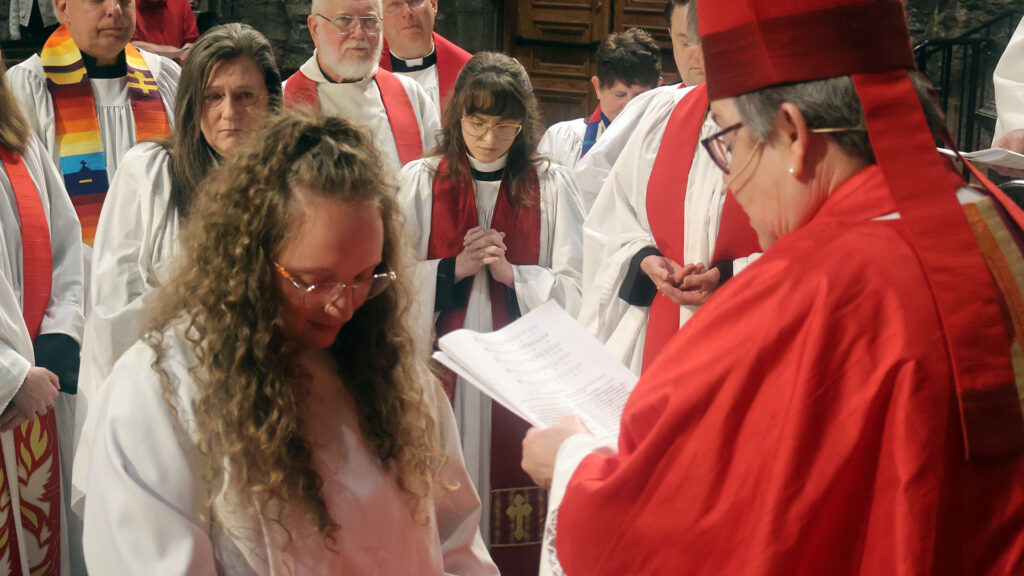 Katherine Laying of Hands