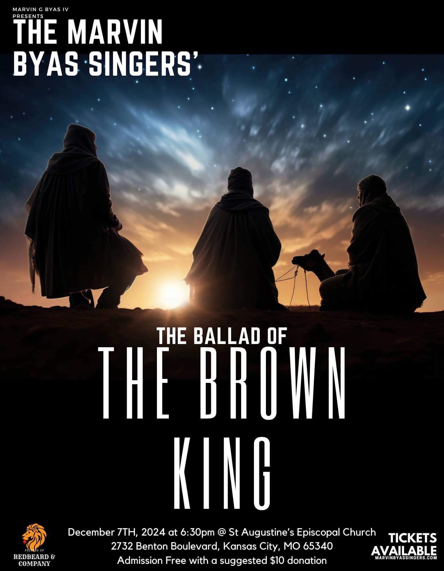 Brown King Concert Flyer