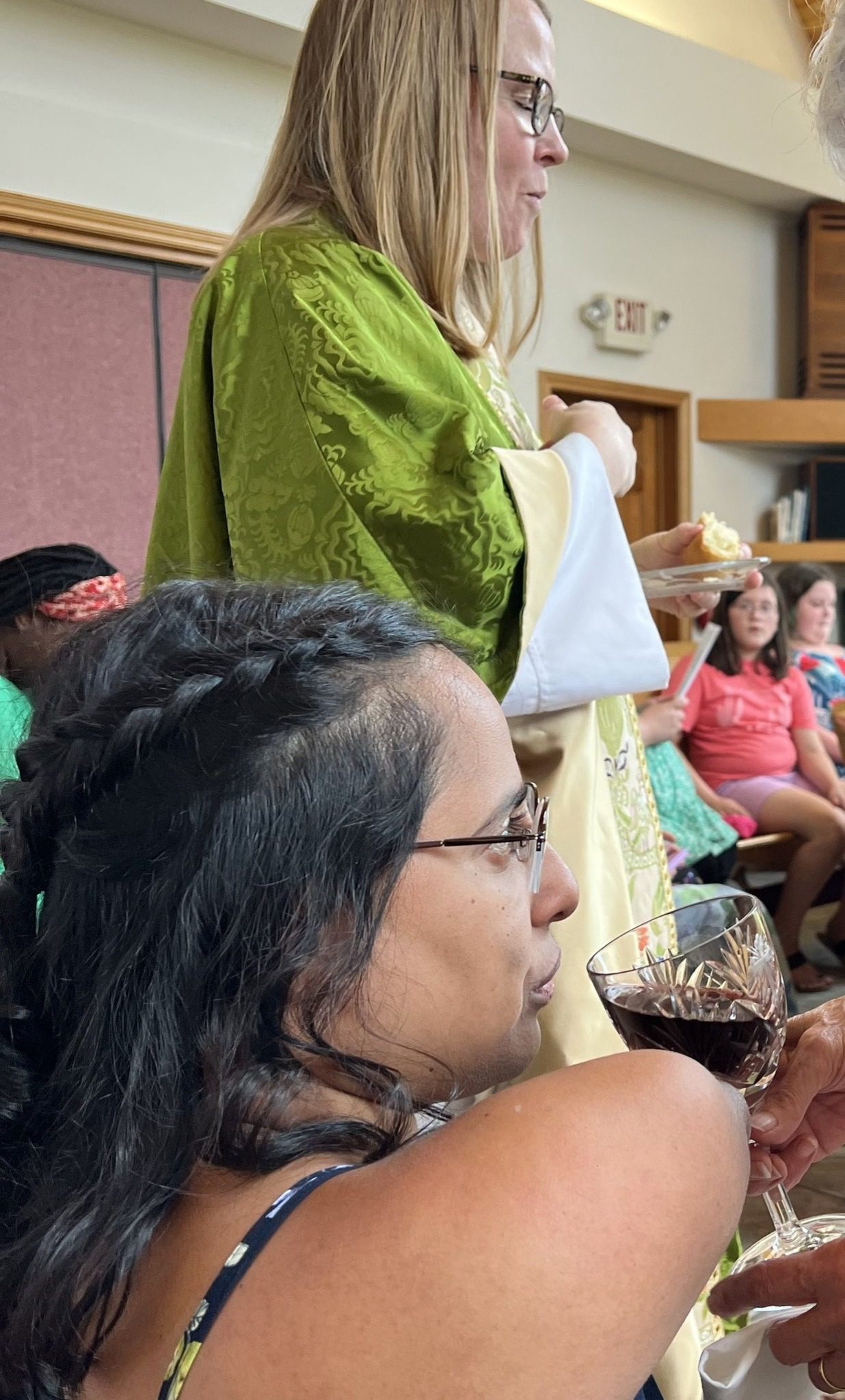 The bishop celebrated her first Holy Eucharist at St. Albans Episcopal Church